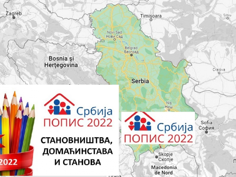A ÎNCEPUT OFICIAL RECENSĂMÂNTUL POPULAȚIEI DIN SERBIA