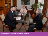 POLITICI ȘI STRATEGII PENTRU DIASPORA, DISCUTATE CU AMBASADORUL STATULUI ISRAEL