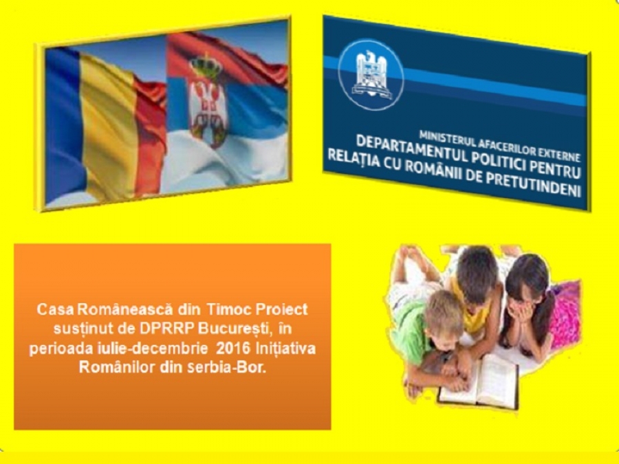 LANSAREA PROIECTULUI &bdquo;CASA ROM&Acirc;NEASCĂ DIN TIMOC&rdquo;, LA BOR