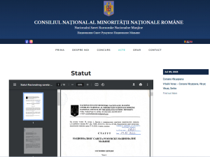 Consiliul Naţional al Minorităţii Naţionale Române (CNMNR) și (ne)Utilizarea limbii române
