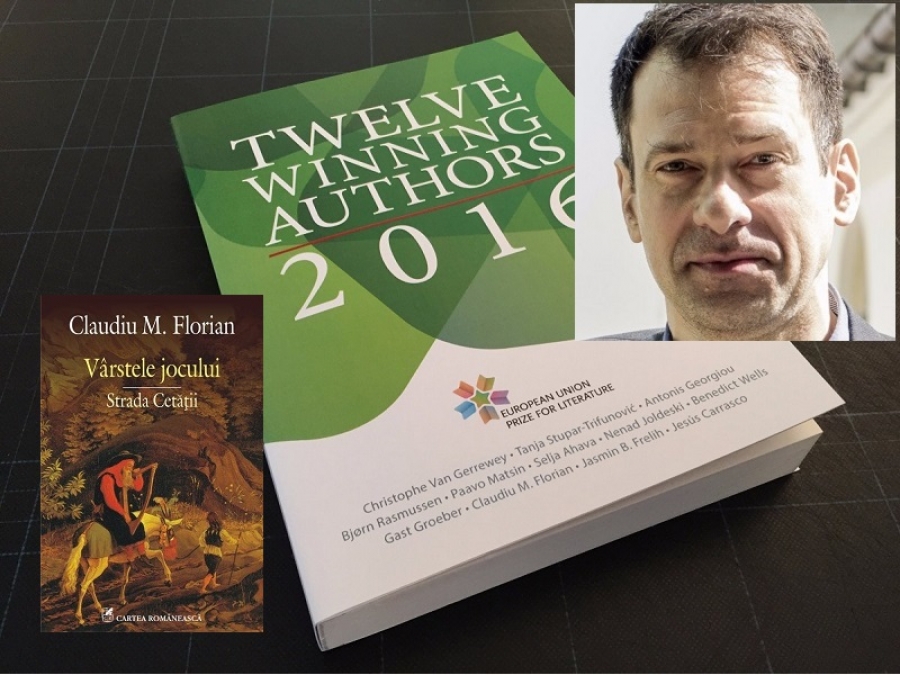 CLAUDIU M. FLORIAN, LAUREAT AL PREMIULUI UE PENTRU LITERATURĂ 2016
