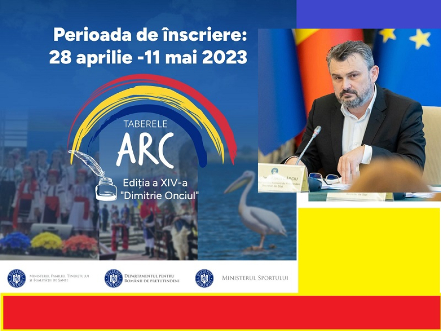 Start la &icirc;nscrieri pentru &bdquo;Taberele ARC&rdquo; 2023 &ndash; peste 5 000 de tineri rom&acirc;ni care trăiesc &icirc;n afara țării sunt așteptați