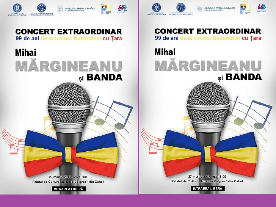 CONCERT EXTRAORDINAR LA CAHUL, DE ZIUA UNIRII