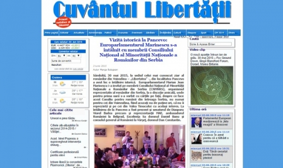 VIZITĂ ISTORICĂ LA PANCEVO