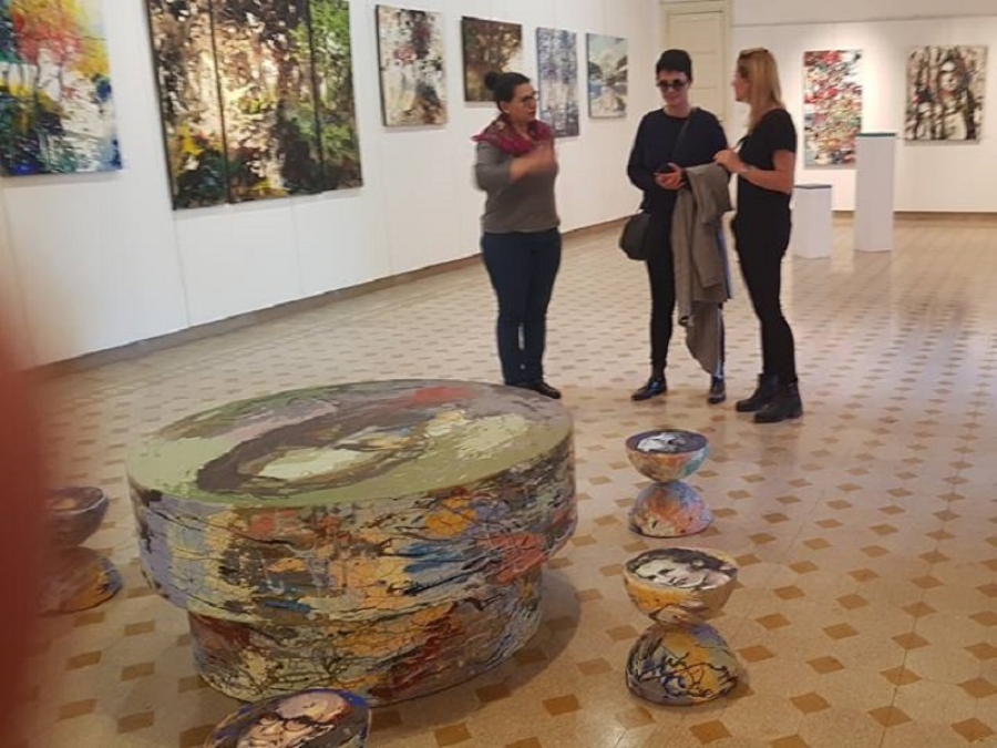 EXPOZIŢIE A ARTISTEI PLASTICE CRISTINA LEFTER, LA ROMA