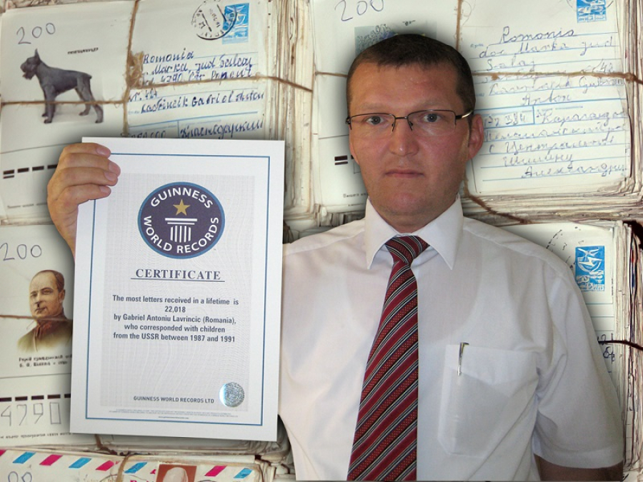 Rom&acirc;nia a fost inclusă &icirc;n Academia Recordurilor Mondiale din SUA, de către sălăjeanul Gabriel Lavrincic