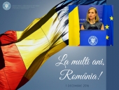 MESAJUL MINISTRULUI MARIA LIGOR, DE ZIUA NAȚIONALĂ A ROM&Acirc;NIEI