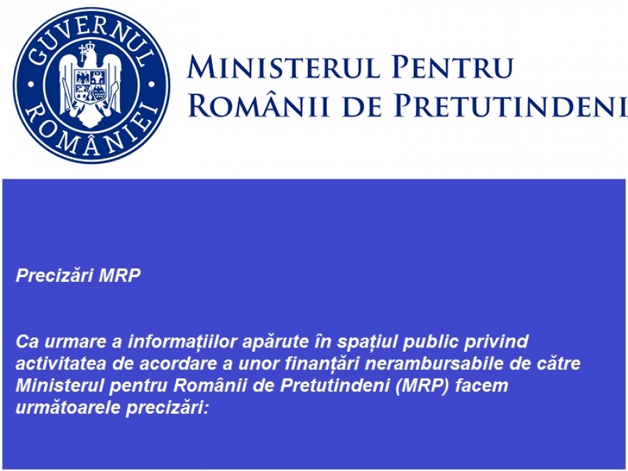 Precizări MRP