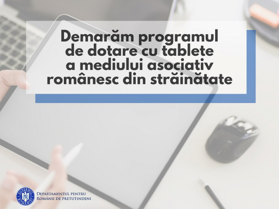 Dotarea cu tablete a mediului asociativ rom&acirc;nesc