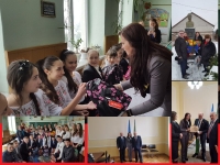 PRIMA VIZITĂ LA ROM&Acirc;NII DIN UCRAINA