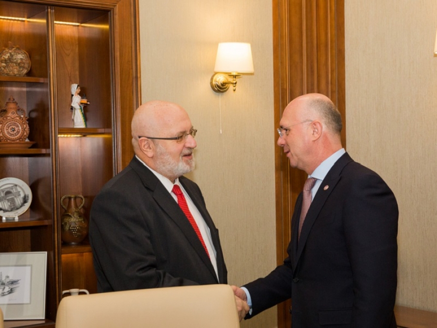 Premierul Pavel Filip, &icirc;ntrevedere cu șeful Misiunii OSCE de observare a alegerilor parlamentare